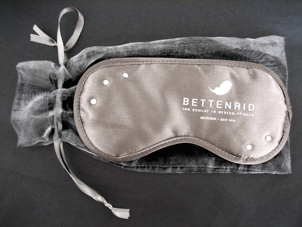 Schlafmaske Bettenrid::Satinstoff mit 1-c-Transferdruck